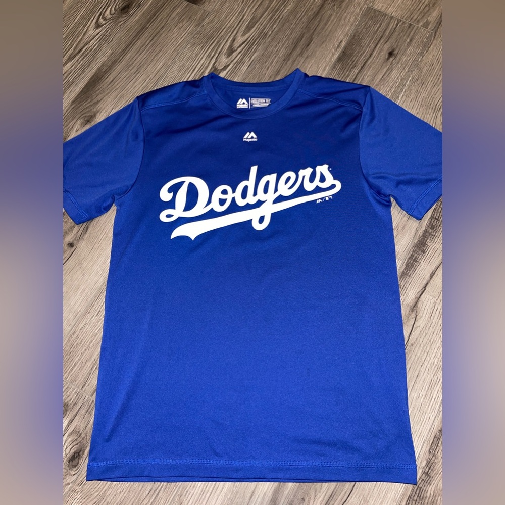 Los Angeles Dodgers Majestic Blue Cool base Men’s Size Small